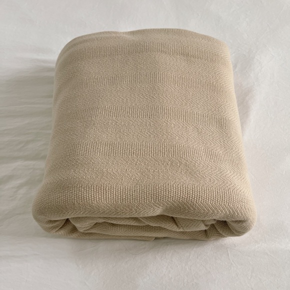 Boll & Branch Herringbone Bed Blanket - Picture 3 of 5